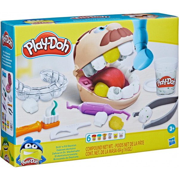 Фото - Набори для ліплення Play Doh Hasbro Play-Doh Містер Зубастик (F1259)