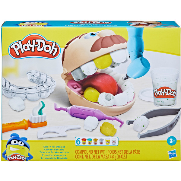 Фото - Набори для ліплення Play Doh Hasbro Play-Doh Містер Зубастик (F1259)
