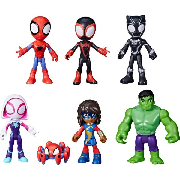 Фото - Колекційні фігурки набір Hasbro SPD серії "Спайді та його дивовижні друзі" (F1458)