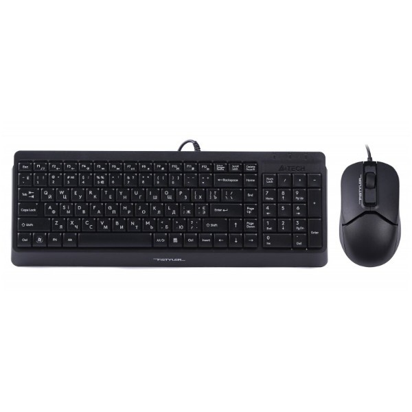 Фото - Клавіатура+миша A4tech Fstyler USB Black (F1512)