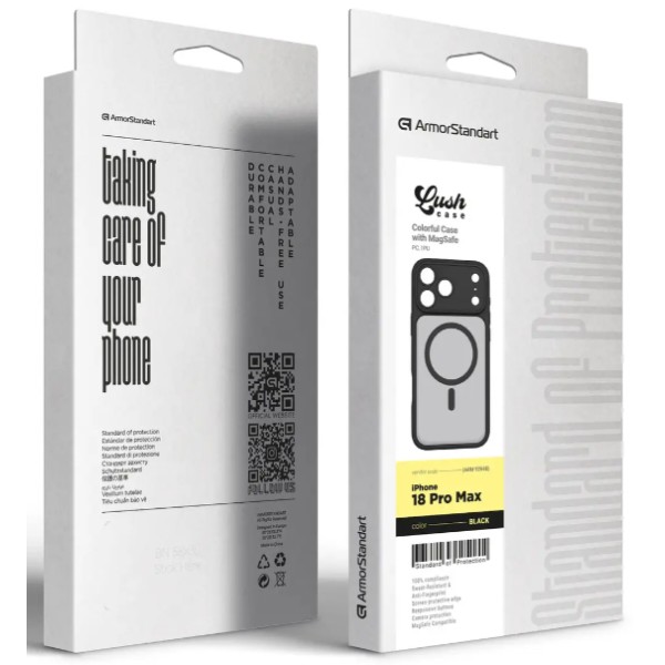 Фото - Чохол для смартфона Armorstandart Lush MagCase for Apple iPhone 18 Pro Max Black (ARM92548)
