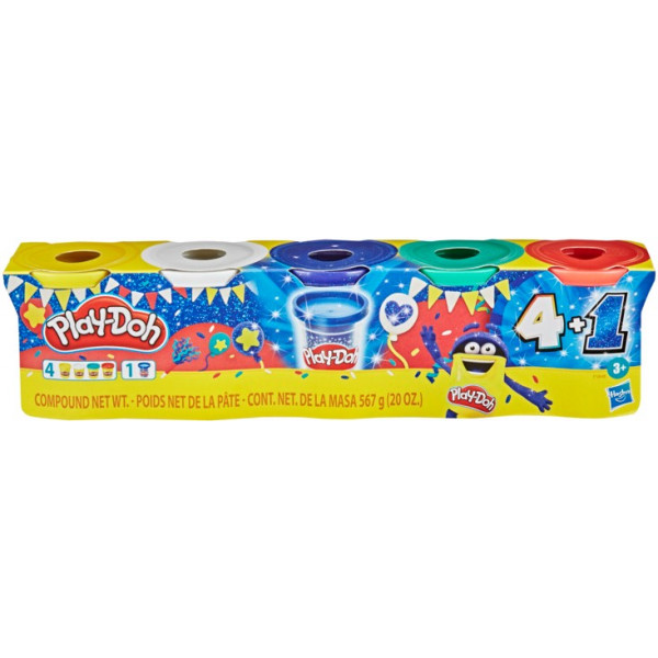 Фото - Расходники Hasbro Набор пластилина из 5 баночек (F1848)