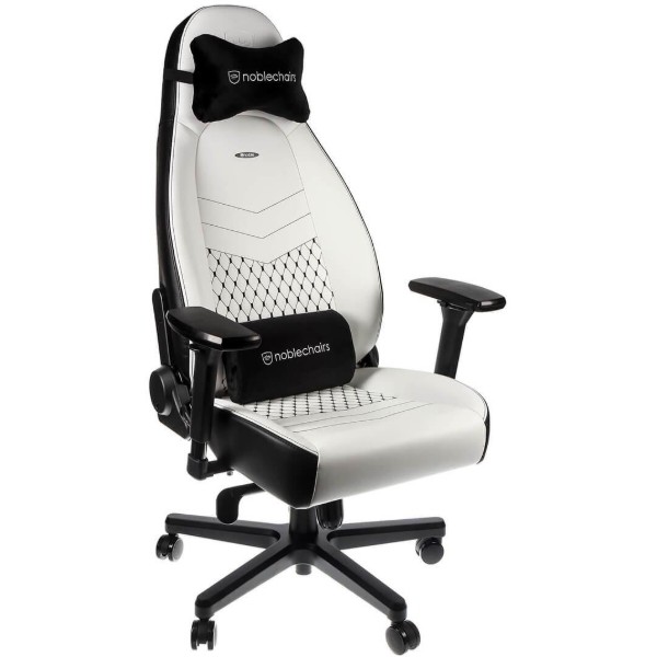 Фото - Крісло для геймерів Noblechairs ICON White/Black (NBL-ICN-PU-WBK)