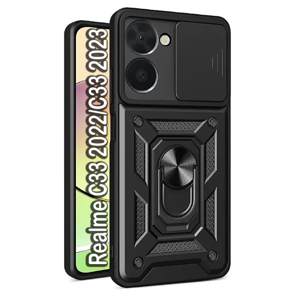 Фото - Чохол для смартфону BeCover Military for Realme C33 2022/C33 2023 Black (709170)