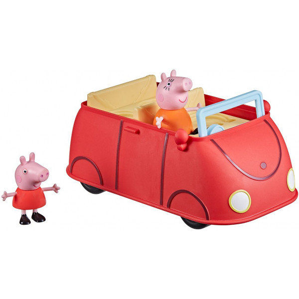 Фото - Колекційні фігурки набір Peppa Pig Машина сім'ї Пеппи (F2184)