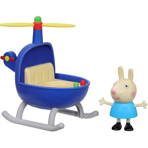 Фото - Колекційні фігурки набір Hasbro Peppa Вертоліт Ребекки (F2742)