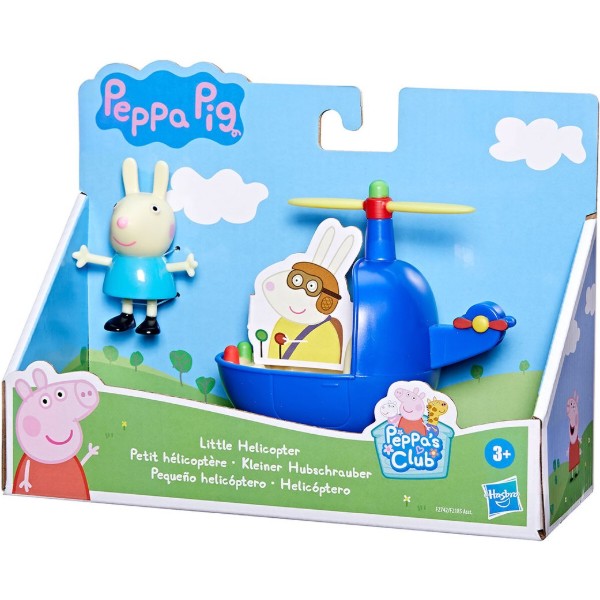 Фото - Колекційні фігурки набір Hasbro Peppa Вертоліт Ребекки (F2742)