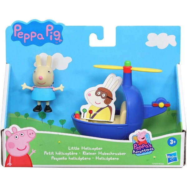 Фото - Колекційні фігурки набір Hasbro Peppa Вертоліт Ребекки (F2742)