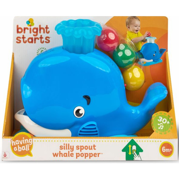 Фото - Інтерактивний сортер Bright Starts Silly Spout Whale Popper (10934)