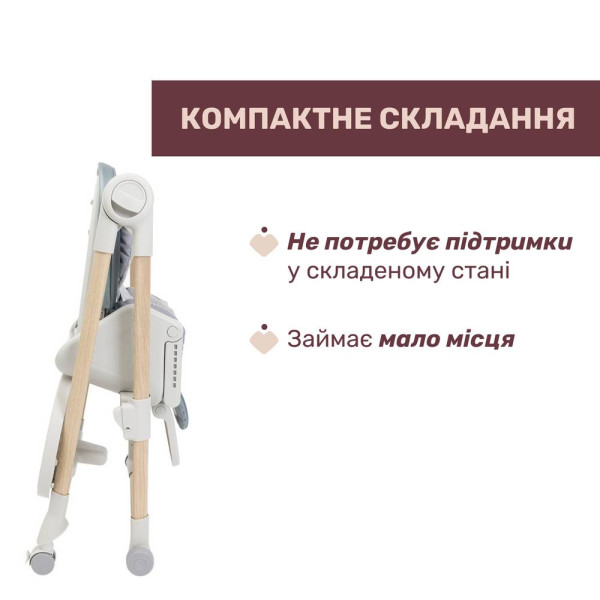 Фото - Стільчик для годування трансформер Chicco Polly Armonia кол.60 (87140.60)
