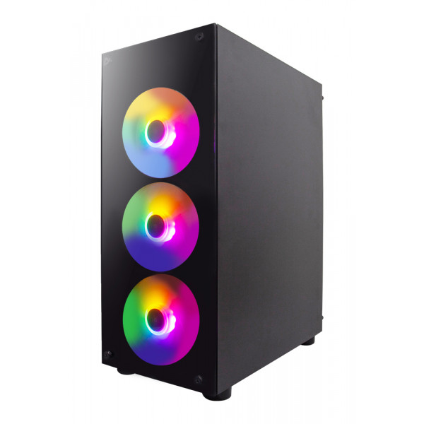 Фото - Корпус 1stPlayer V3-B-4F1 Black без БП