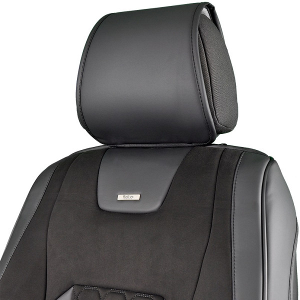 Фото - Комплект накидок на сидіння автомобіля Beltex 3D Montana, Black 2 шт. (BX87150)