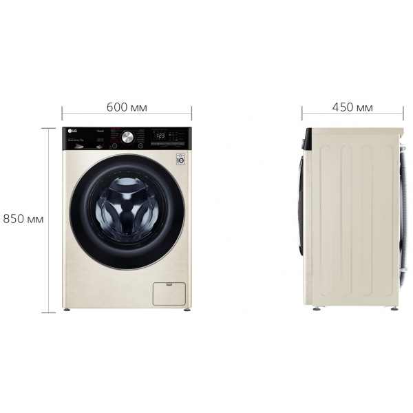 Фото - Стиральная машина LG F2V5HS9B