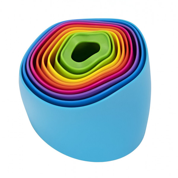 Фото - Пірамідка Fat Brain Toys Spiroku Кольорова вежа (F318ML)