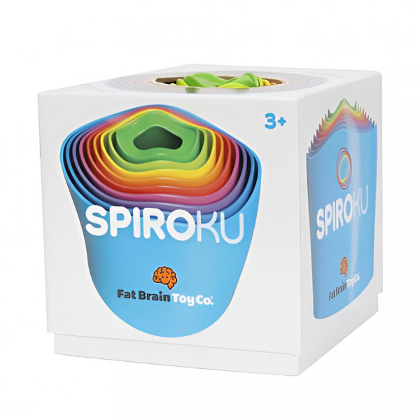 Фото - Пірамідка Fat Brain Toys Spiroku Кольорова вежа (F318ML)