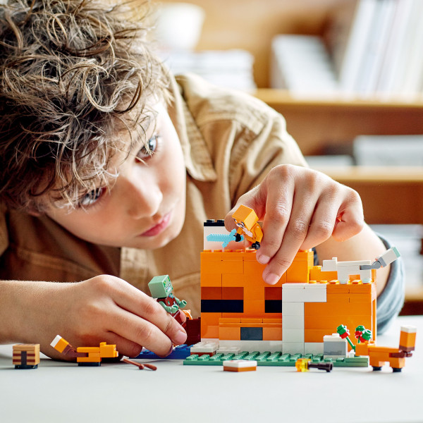 Фото - Конструктор LEGO Minecraft Нора лисиці (21178)