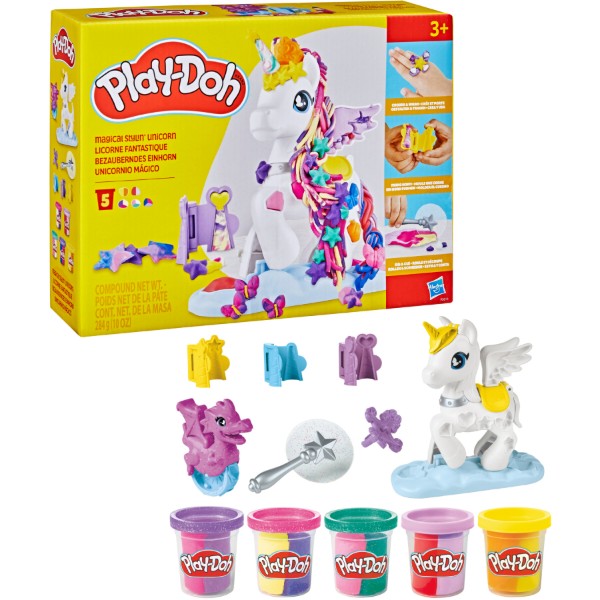 Фото - Наборы для лепки Hasbro Play-Doh Стильный единорог (F3613)