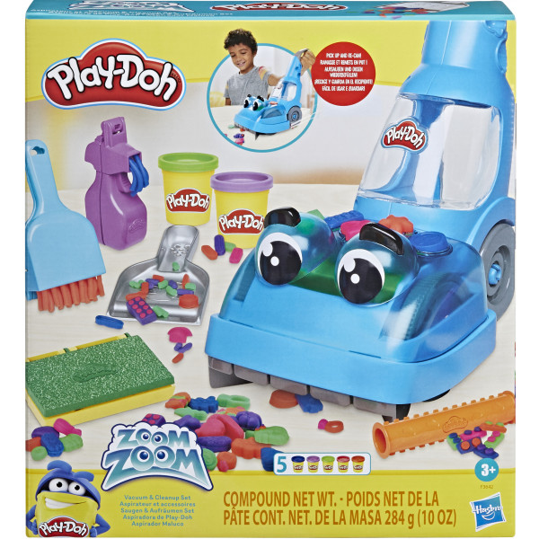 Фото - Набори для ліплення Play Doh Hasbro Play-Doh Пилосос Zoom Zoom (F3642)