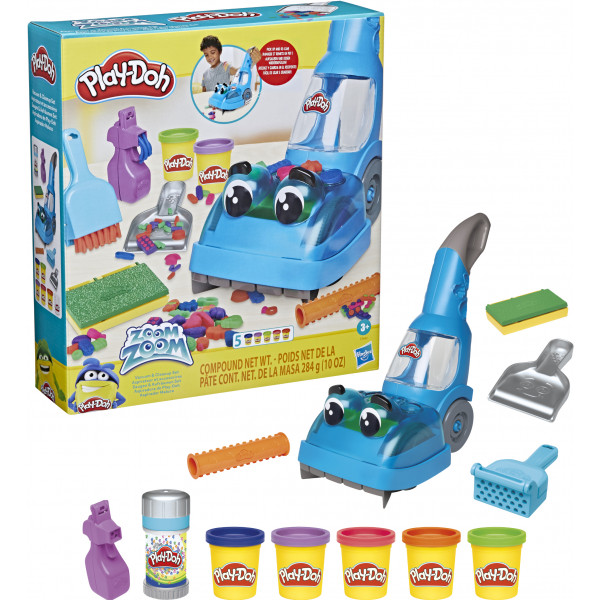 Фото - Набори для ліплення Play Doh Hasbro Play-Doh Пилосос Zoom Zoom (F3642)
