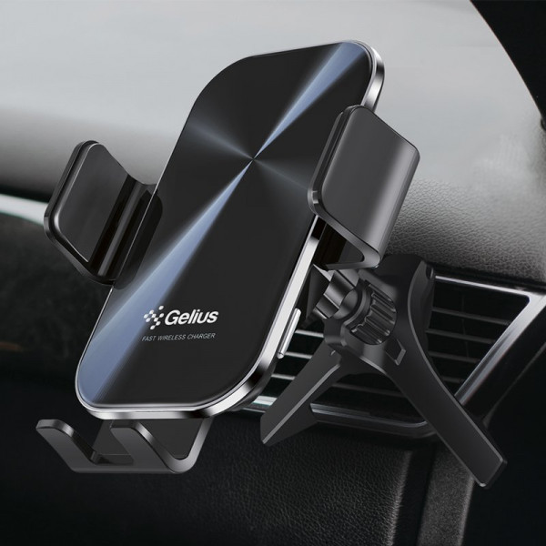 Фото - Автодержатель с беспроводной зарядкой Gelius Odyssey GP-WCH010 15W Black