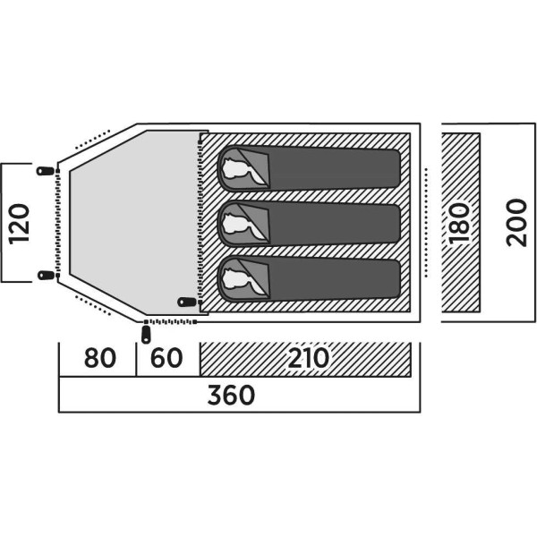 Фото - Палатка Easy Camp Lomsdal 3 (120479)