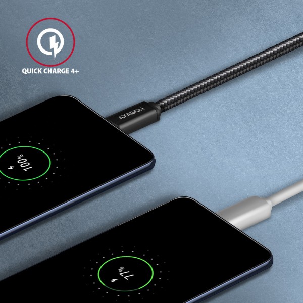 Фото - Кабель AXAGON USB-C-USB-C 3.2 Gen 1 1м Black (BUCM3-CM10AB)