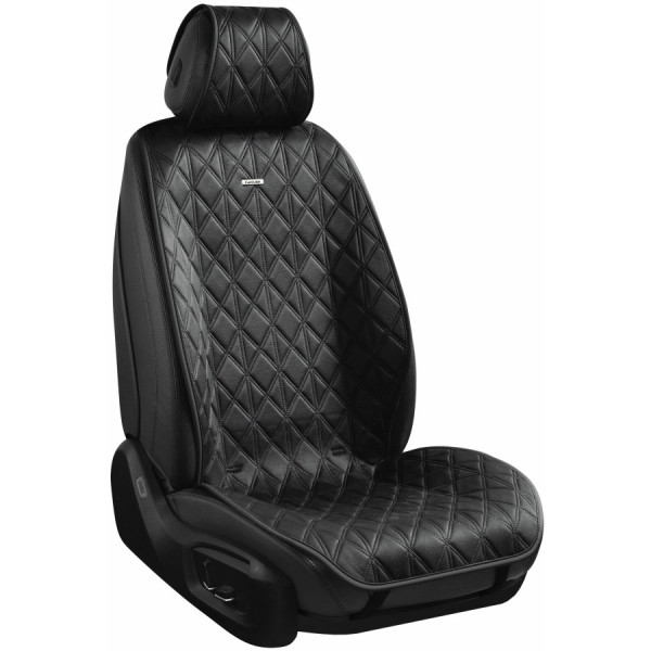 Фото - Комплект накидок на сидіння автомобіля CarLife Nitro black 2 шт. (SC40102)