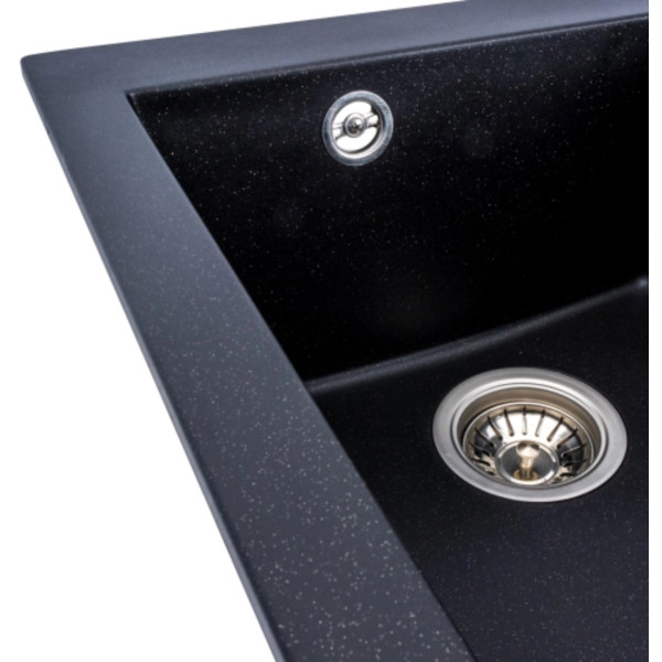 Фото - Мойка кухонная VALESO 4150 SOKIL матовая (черный металлик)