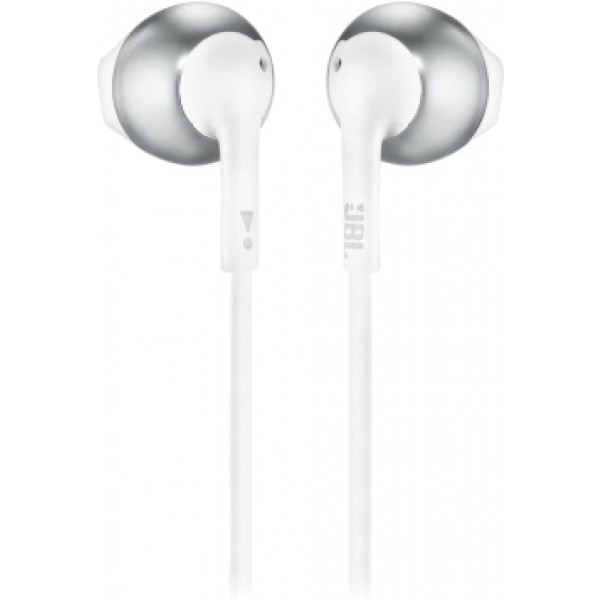 Фото - Наушники вкладыши беспроводные JBL T205BT Silver (JBLT205BTSIL)