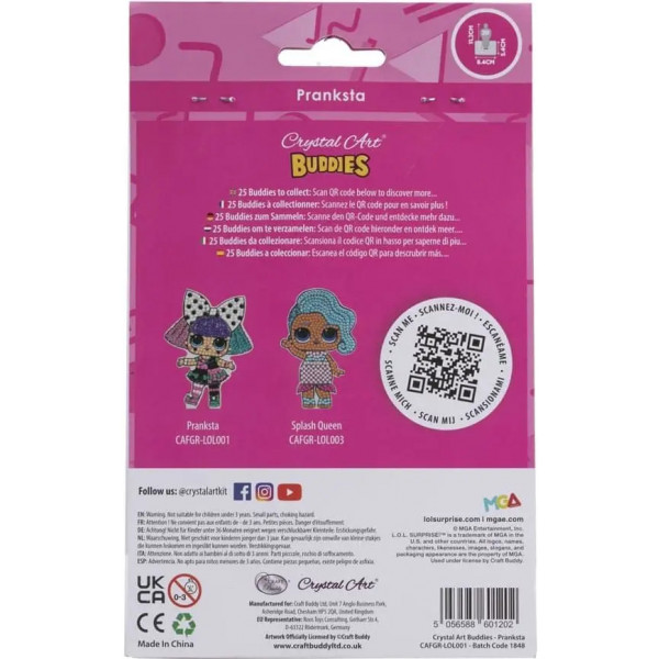 Фото - Алмазний живопис Crystal Art PRANKSTA (CAFGR-LOL001)