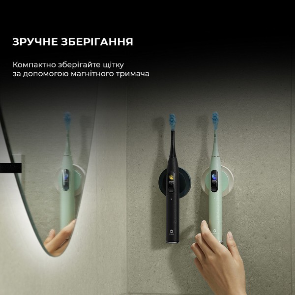 Фото - Зубна щітка електрична Oclean X Ultra 20 Electric Toothbrush Black (6970810557121)