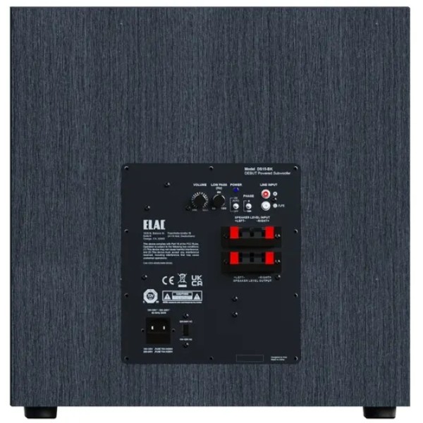 Фото - Сабвуфер Elac DS153-BK