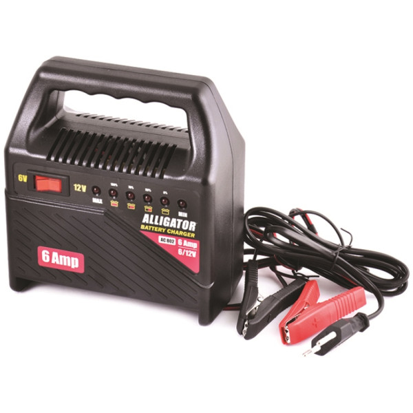 Фото - Пускозарядний пристрій ALLIGATOR 6А 6/12V (AC802) Фото - Пускозарядний пристрій ALLIGATOR 6А 6/12V (AC802)
