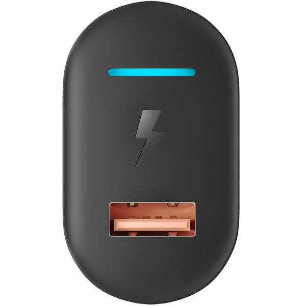 Фото - Сетевое зарядное устройство YOKI Led Series 3.0 18W Black (YK-QC)