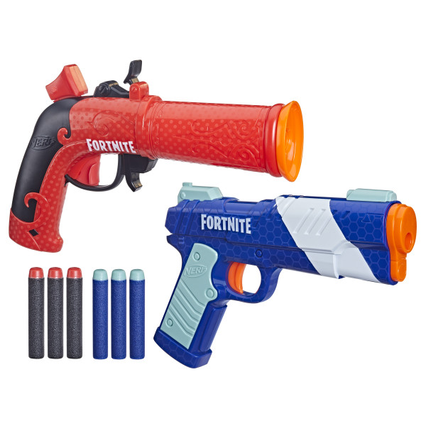 Фото - Бластер однозарядный Nerf Dual Pack серии Фортнайт (F6243)