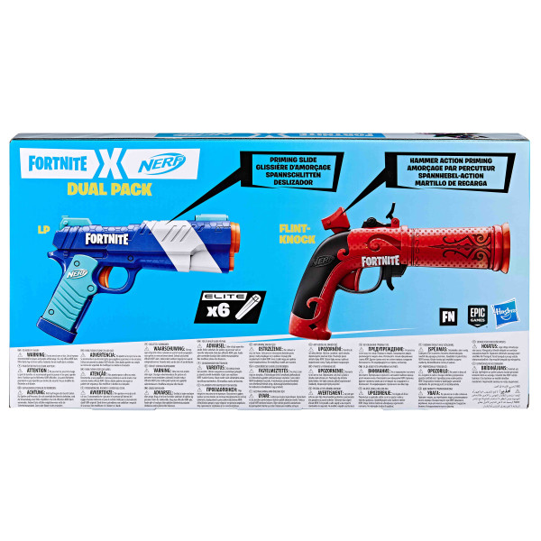 Фото - Бластер однозарядный Nerf Dual Pack серии Фортнайт (F6243)