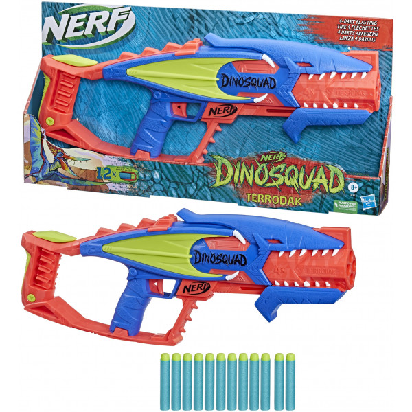 Фото - Бластер многозарядный Hasbro NERF TERRODAK (F6313)