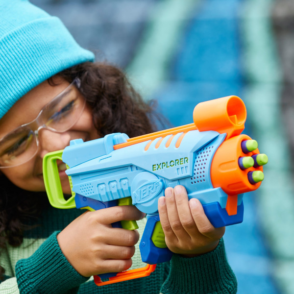 Фото - Бластер многозарядный Hasbro NERF ELITE JR EXPLORER (F6367)