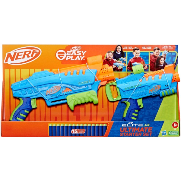 Фото - Бластер многозарядный Hasbro NERF JUNIOR ULTIMATE STARTER SET (F6369)