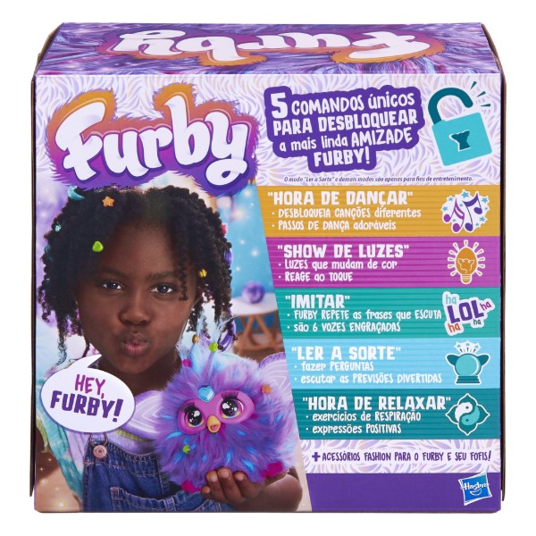 Фото - Интерактивная игрушка Hasbro Furby Пурпурний (F6743)
