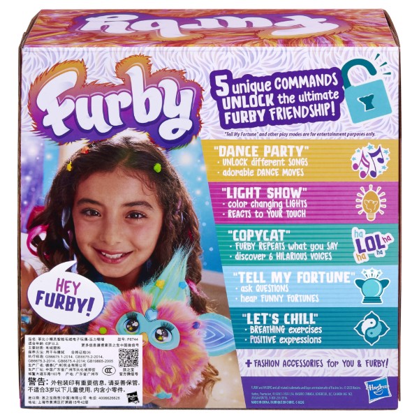 Фото - Интерактивная игрушка Hasbro Furby Коралловый (F6744)