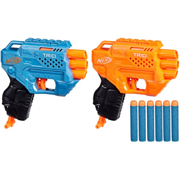 Фото - Бластер багатозарядний Hasbro NERF "Два бластери Тріо"  серії "Еліт 2.0" (F6786)