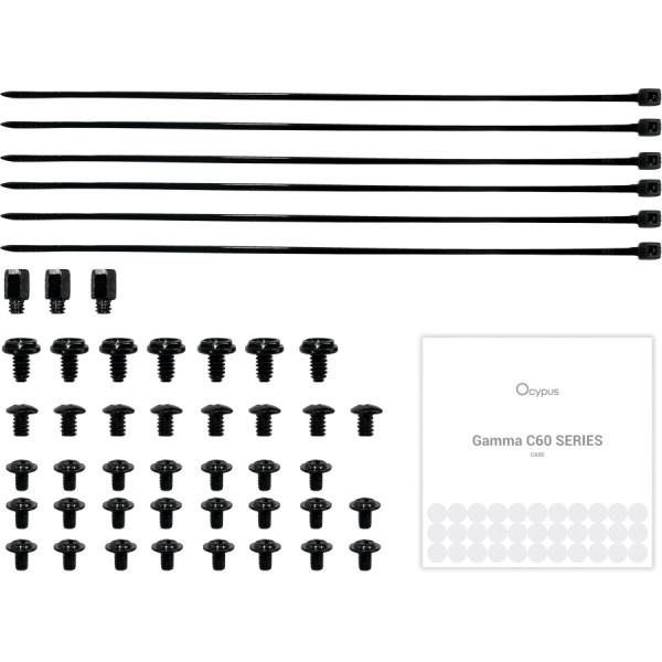 Фото - Корпус OCYPUS ATX W/O PSU GAMMA C60 BK (GAMMA-C60-BKG000XX-GL)
