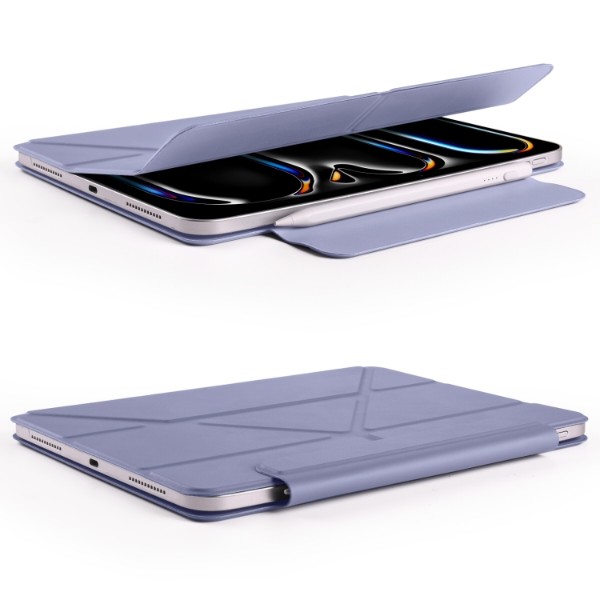 Фото - Чехол для планшета BeCover Ultra Slim Origami Magnetic с креплением Apple iPad Pro 11" M4 2024 Deep Purple (712963)