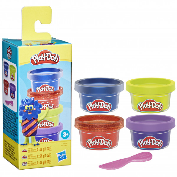 Фото - Матеріали Hasbro 4 баночки з масою для ліплення (F7172_F7569)