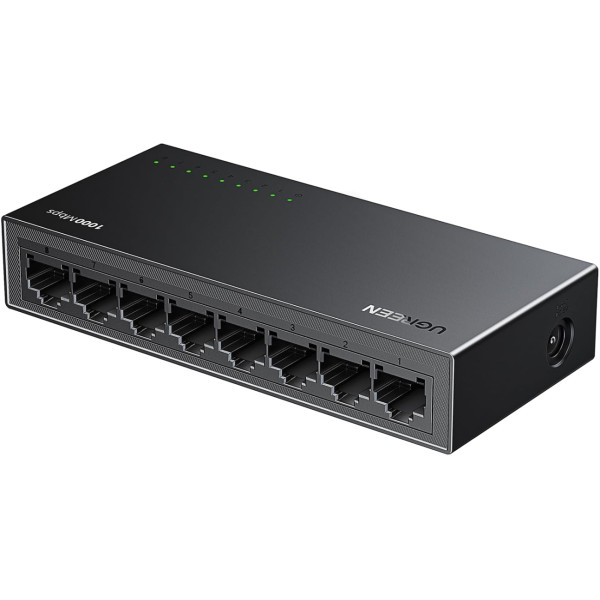 Фото - Коммутатор локальної мережі (Switch) UGREEN 8-Port Gigabit Ethernet Switch (CM834)