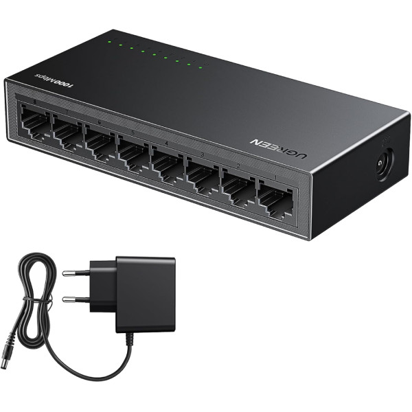 Фото - Коммутатор локальної мережі (Switch) UGREEN 8-Port Gigabit Ethernet Switch (CM834)