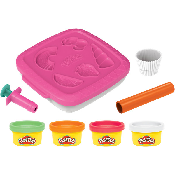 Фото - Набори для ліплення Hasbro Play-Doh ''Створюй та вперед'' CREATE N GO CUPCAKES PLAYSET (F6914_F7527)