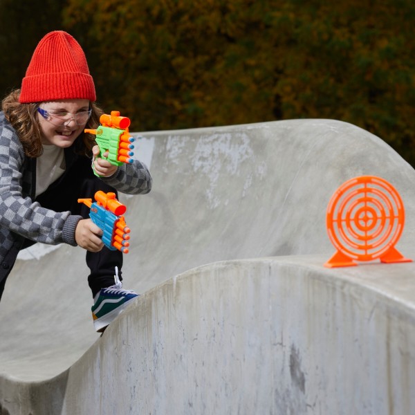 Фото - Бластер многозарядный Hasbro NERF ELITE 2.0 FACE OFF TARGET SET (F8273)