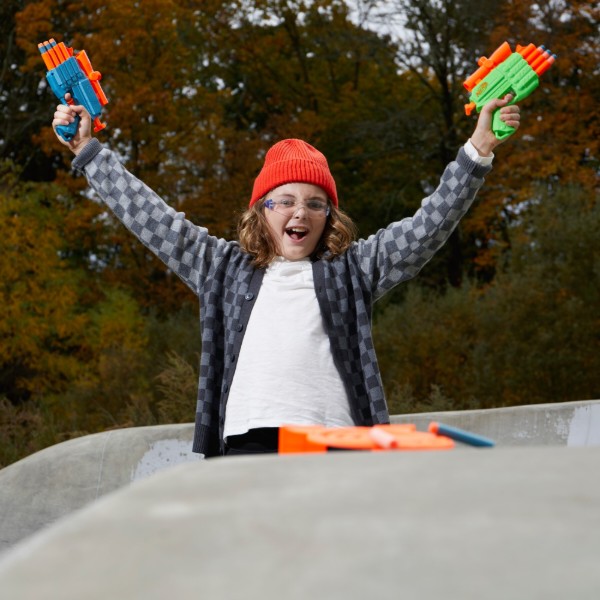 Фото - Бластер многозарядный Hasbro NERF ELITE 2.0 FACE OFF TARGET SET (F8273)